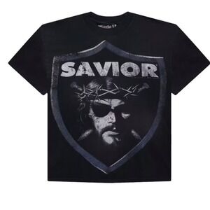Hellstar Savior T-Shirt Black Medium New In‎ Packaging